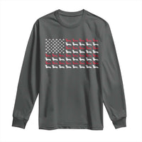 American Flag Vintage Patriotic Dachshund Dad Long Sleeve Shirt Weiner Dog Fathers Day Gifts For Dog Lovers Dad - Wonder Print Shop