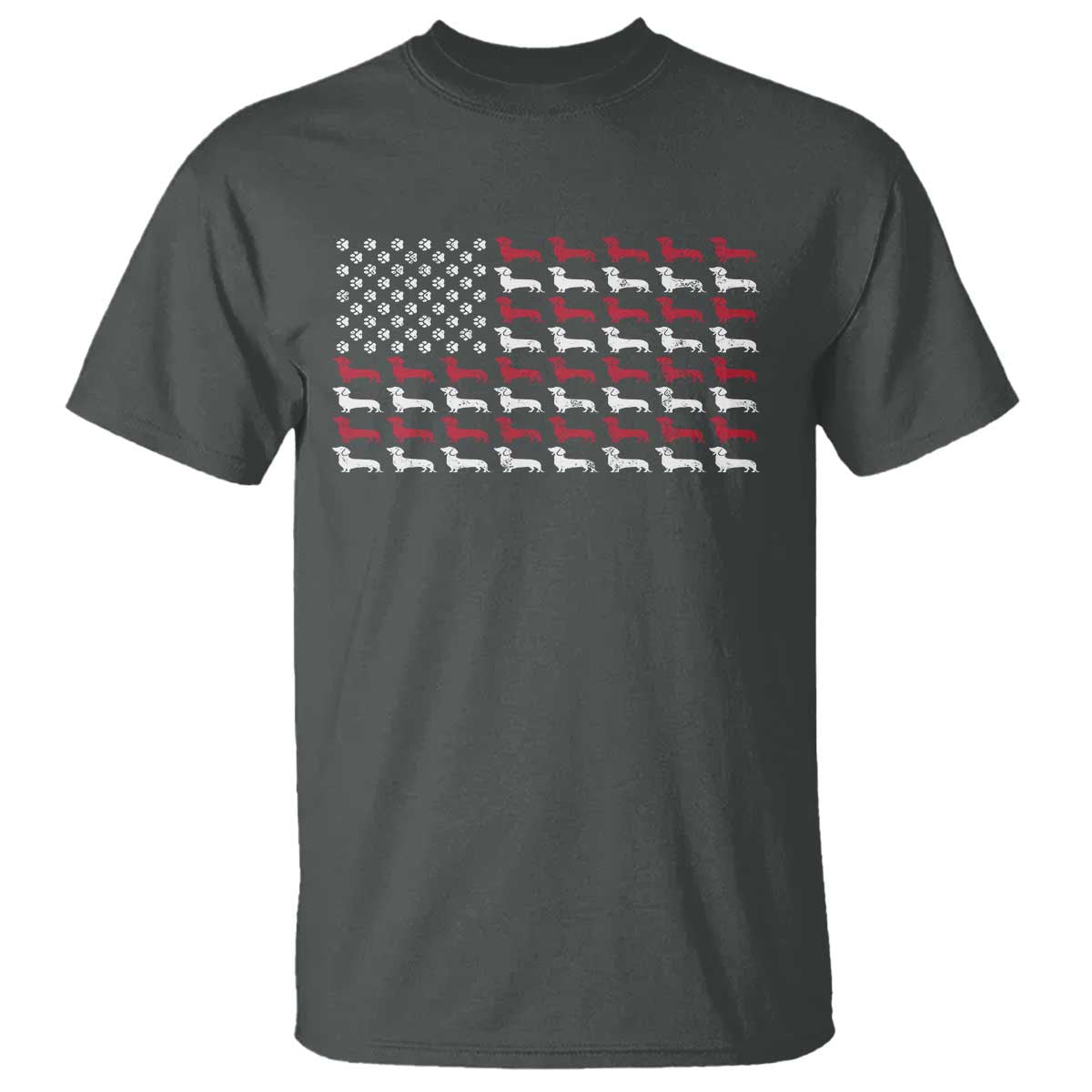 American Flag Vintage Patriotic Dachshund Dad T Shirt Weiner Dog Fathers Day Gifts For Dog Lovers Dad - Wonder Print Shop