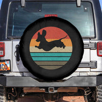 Vintage Dachshund Spare Tire Cover 60s 70s Retro Grunge Weiner Dog Love - Wonder Print Shop