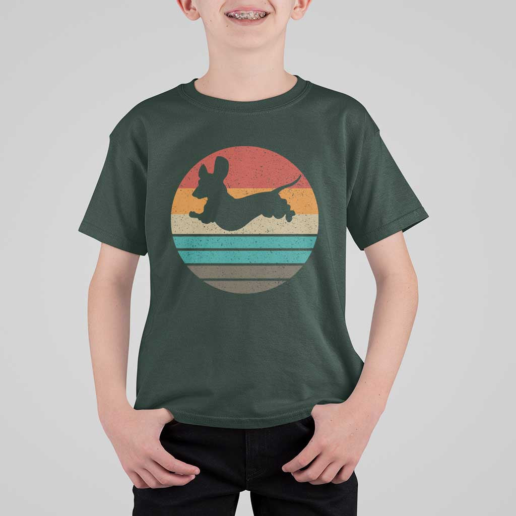 Vintage Dachshund T Shirt For Kid 60s 70s Retro Grunge Weiner Dog Love - Wonder Print Shop