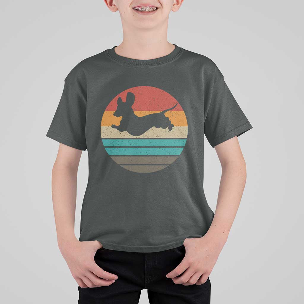 Vintage Dachshund T Shirt For Kid 60s 70s Retro Grunge Weiner Dog Love - Wonder Print Shop