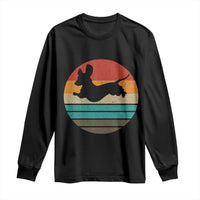 Vintage Dachshund Long Sleeve Shirt 60s 70s Retro Grunge Weiner Dog Love - Wonder Print Shop