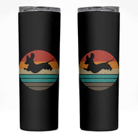 Vintage Dachshund Skinny Tumbler 60s 70s Retro Grunge Weiner Dog Love - Wonder Print Shop
