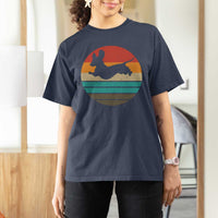 Vintage Dachshund T Shirt For Women 60s 70s Retro Grunge Weiner Dog Love - Wonder Print Shop