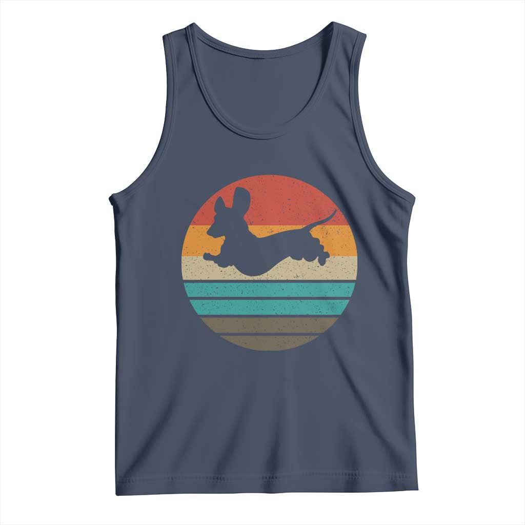 Vintage Dachshund Tank Top 60s 70s Retro Grunge Weiner Dog Love - Wonder Print Shop