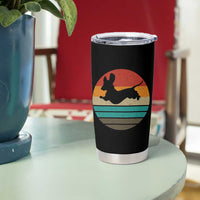 Vintage Dachshund Tumbler Cup 60s 70s Retro Grunge Weiner Dog Love - Wonder Print Shop