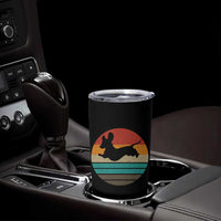 Vintage Dachshund Tumbler Cup 60s 70s Retro Grunge Weiner Dog Love - Wonder Print Shop