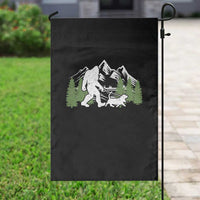 Bigfoot Walking Dachshund Garden Flag Funny Wiener Dog Gift Sasquatch - Wonder Print Shop