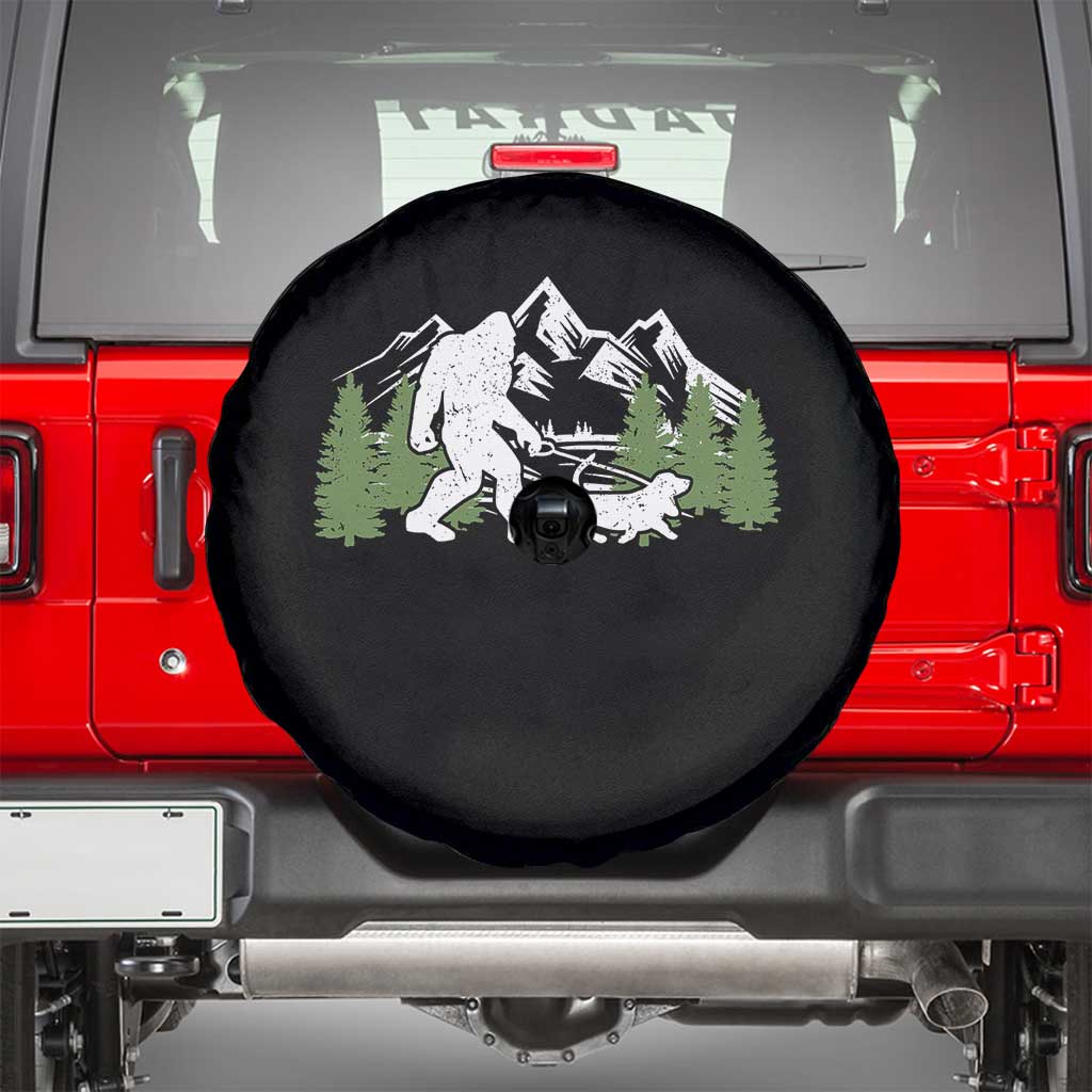 Bigfoot Walking Dachshund Spare Tire Cover Funny Wiener Dog Gift Sasquatch - Wonder Print Shop