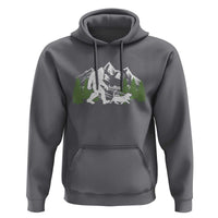 Bigfoot Walking Dachshund Hoodie Funny Wiener Dog Gift Sasquatch - Wonder Print Shop