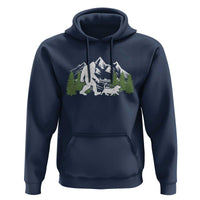 Bigfoot Walking Dachshund Hoodie Funny Wiener Dog Gift Sasquatch - Wonder Print Shop