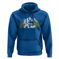 Bigfoot Walking Dachshund Hoodie Funny Wiener Dog Gift Sasquatch - Wonder Print Shop
