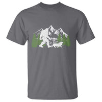 Bigfoot Walking Dachshund T Shirt Funny Wiener Dog Gift Sasquatch - Wonder Print Shop