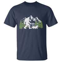 Bigfoot Walking Dachshund T Shirt Funny Wiener Dog Gift Sasquatch - Wonder Print Shop