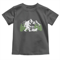 Bigfoot Walking Dachshund Toddler T Shirt Funny Wiener Dog Gift Sasquatch - Wonder Print Shop