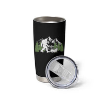 Bigfoot Walking Dachshund Tumbler Cup Funny Wiener Dog Gift Sasquatch - Wonder Print Shop