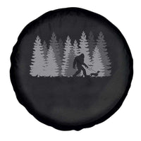 Bigfoot Walking Dachshund Spare Tire Cover Funny Wiener Dog Gift Forest Sasquatch Yeti - Wonder Print Shop