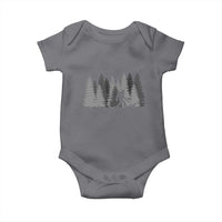 Bigfoot Walking Dachshund Baby Onesie Funny Wiener Dog Gift Forest Sasquatch Yeti - Wonder Print Shop