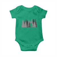 Bigfoot Walking Dachshund Baby Onesie Funny Wiener Dog Gift Forest Sasquatch Yeti - Wonder Print Shop