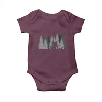 Bigfoot Walking Dachshund Baby Onesie Funny Wiener Dog Gift Forest Sasquatch Yeti - Wonder Print Shop
