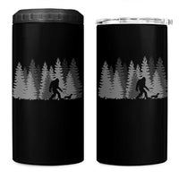 Bigfoot Walking Dachshund 4 in 1 Can Cooler Tumbler Funny Wiener Dog Gift Forest Sasquatch Yeti - Wonder Print Shop