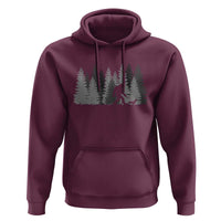 Bigfoot Walking Dachshund Hoodie Funny Wiener Dog Gift Forest Sasquatch Yeti - Wonder Print Shop