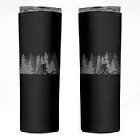 Bigfoot Walking Dachshund Skinny Tumbler Funny Wiener Dog Gift Forest Sasquatch Yeti - Wonder Print Shop
