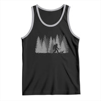 Bigfoot Walking Dachshund Tank Top Funny Wiener Dog Gift Forest Sasquatch Yeti - Wonder Print Shop