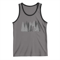Bigfoot Walking Dachshund Tank Top Funny Wiener Dog Gift Forest Sasquatch Yeti - Wonder Print Shop