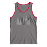 Bigfoot Walking Dachshund Tank Top Funny Wiener Dog Gift Forest Sasquatch Yeti - Wonder Print Shop