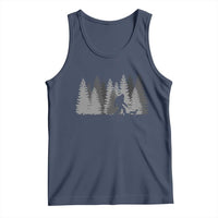 Bigfoot Walking Dachshund Tank Top Funny Wiener Dog Gift Forest Sasquatch Yeti - Wonder Print Shop