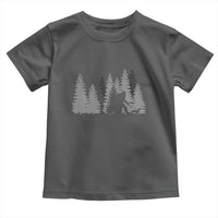 Bigfoot Walking Dachshund Toddler T Shirt Funny Wiener Dog Gift Forest Sasquatch Yeti - Wonder Print Shop