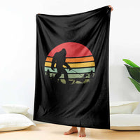 Retro Bigfoot Walking Dachshund Throw Blanket Funny Doxie Wiener Dog Walker Vintage 70s 80s - Wonder Print Shop