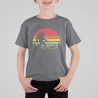 Retro Bigfoot Walking Dachshund T Shirt For Kid Funny Doxie Wiener Dog Walker Vintage 70s 80s - Wonder Print Shop