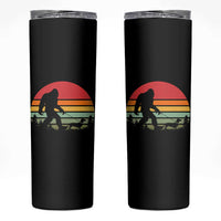 Retro Bigfoot Walking Dachshund Skinny Tumbler Funny Doxie Wiener Dog Walker Vintage 70s 80s - Wonder Print Shop
