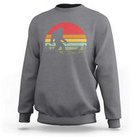 Retro Bigfoot Walking Dachshund Sweatshirt Funny Doxie Wiener Dog Walker Vintage 70s 80s - Wonder Print Shop