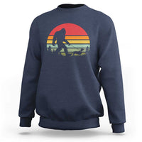 Retro Bigfoot Walking Dachshund Sweatshirt Funny Doxie Wiener Dog Walker Vintage 70s 80s - Wonder Print Shop