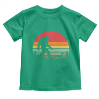 Retro Bigfoot Walking Dachshund Toddler T Shirt Funny Doxie Wiener Dog Walker Vintage 70s 80s - Wonder Print Shop