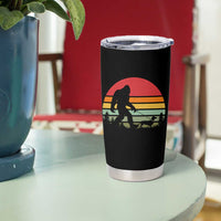 Retro Bigfoot Walking Dachshund Tumbler Cup Funny Doxie Wiener Dog Walker Vintage 70s 80s - Wonder Print Shop
