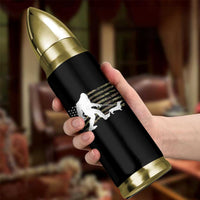 Bigfoot Walking Dachshund Bullet Tumbler Sasquatch Camo American Flag USA Military Patriotic - Wonder Print Shop