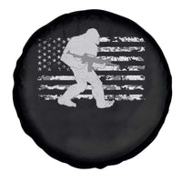 Bigfoot Gun Owner Spare Tire Cover Camo US American Flag Sasquatch Rifle - Wonder Print Shop