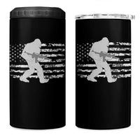 Bigfoot Gun Owner 4 in 1 Can Cooler Tumbler Camo US American Flag Sasquatch Rifle - Wonder Print Shop