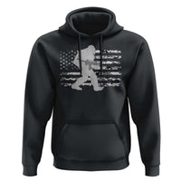 Bigfoot Gun Owner Hoodie Camo US American Flag Sasquatch Rifle - Wonder Print Shop