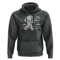 Bigfoot Gun Owner Hoodie Camo US American Flag Sasquatch Rifle - Wonder Print Shop