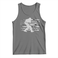 Bigfoot Gun Owner Tank Top Camo US American Flag Sasquatch Rifle - Wonder Print Shop