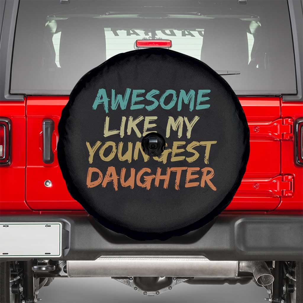 Awesome Like My Youngest Daughter Spare Tire Cover Mother's Day Father's Day Gift