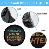 Awesome Like My Youngest Daughter Spare Tire Cover Mother's Day Father's Day Gift