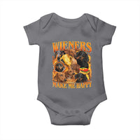 Funny Wiener Dog Baby Onesie Vintage Bootleg Gift For Dachshund Lover - Wonder Print Shop