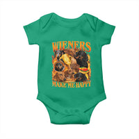 Funny Wiener Dog Baby Onesie Vintage Bootleg Gift For Dachshund Lover - Wonder Print Shop