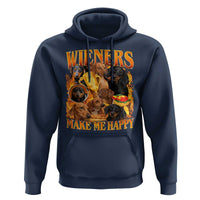 Funny Wiener Dog Hoodie Vintage Bootleg Gift For Dachshund Lover - Wonder Print Shop